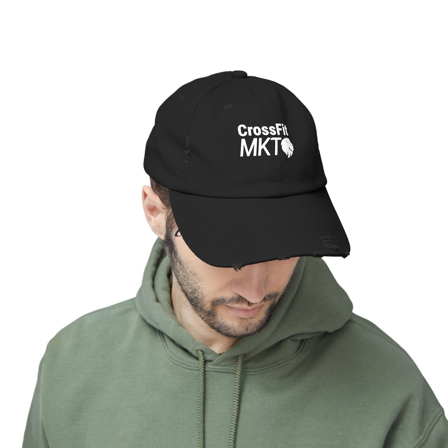 CrossFit MKT Unisex Distressed Cap