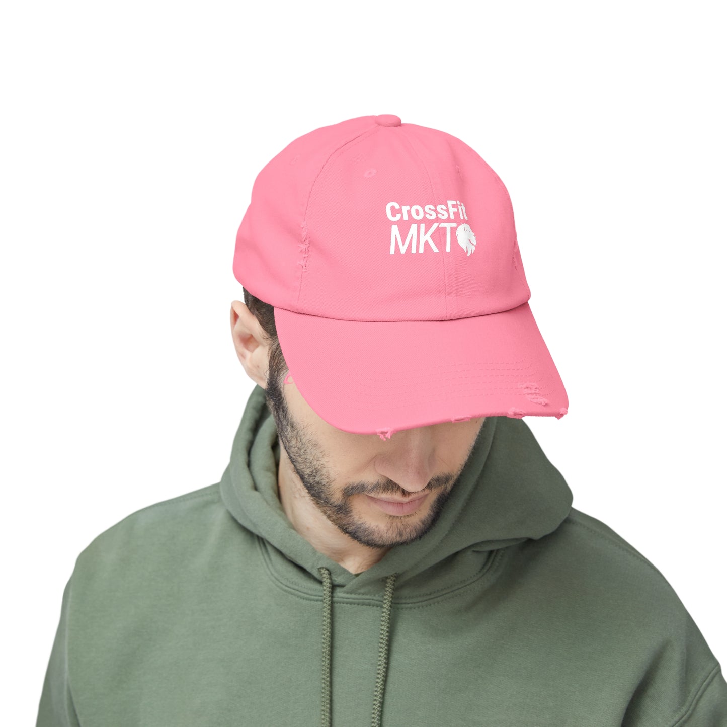 CrossFit MKT Unisex Distressed Cap