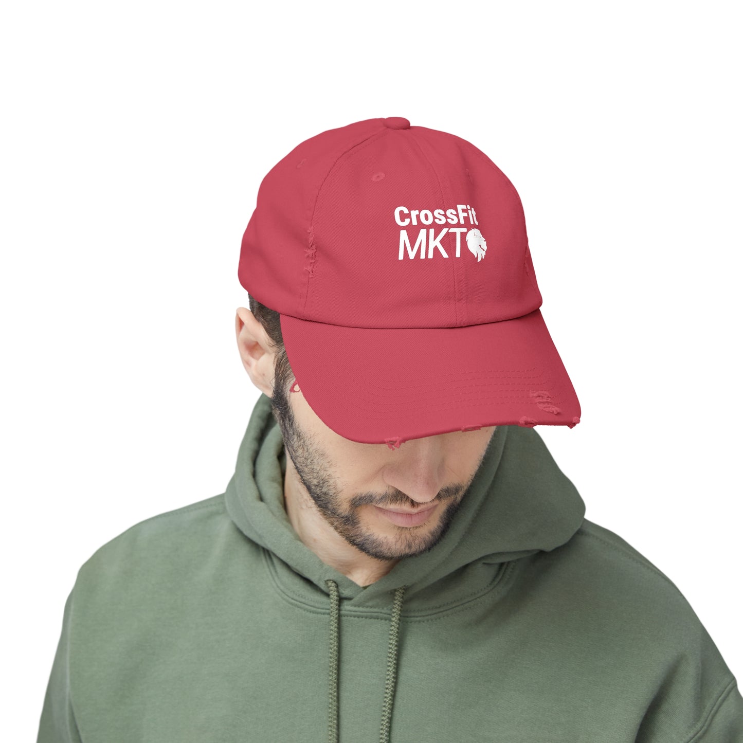 CrossFit MKT Unisex Distressed Cap