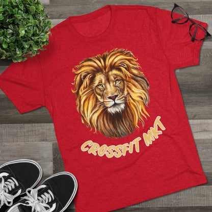 Wild Lion Unisex Tri-Blend Crew Tee