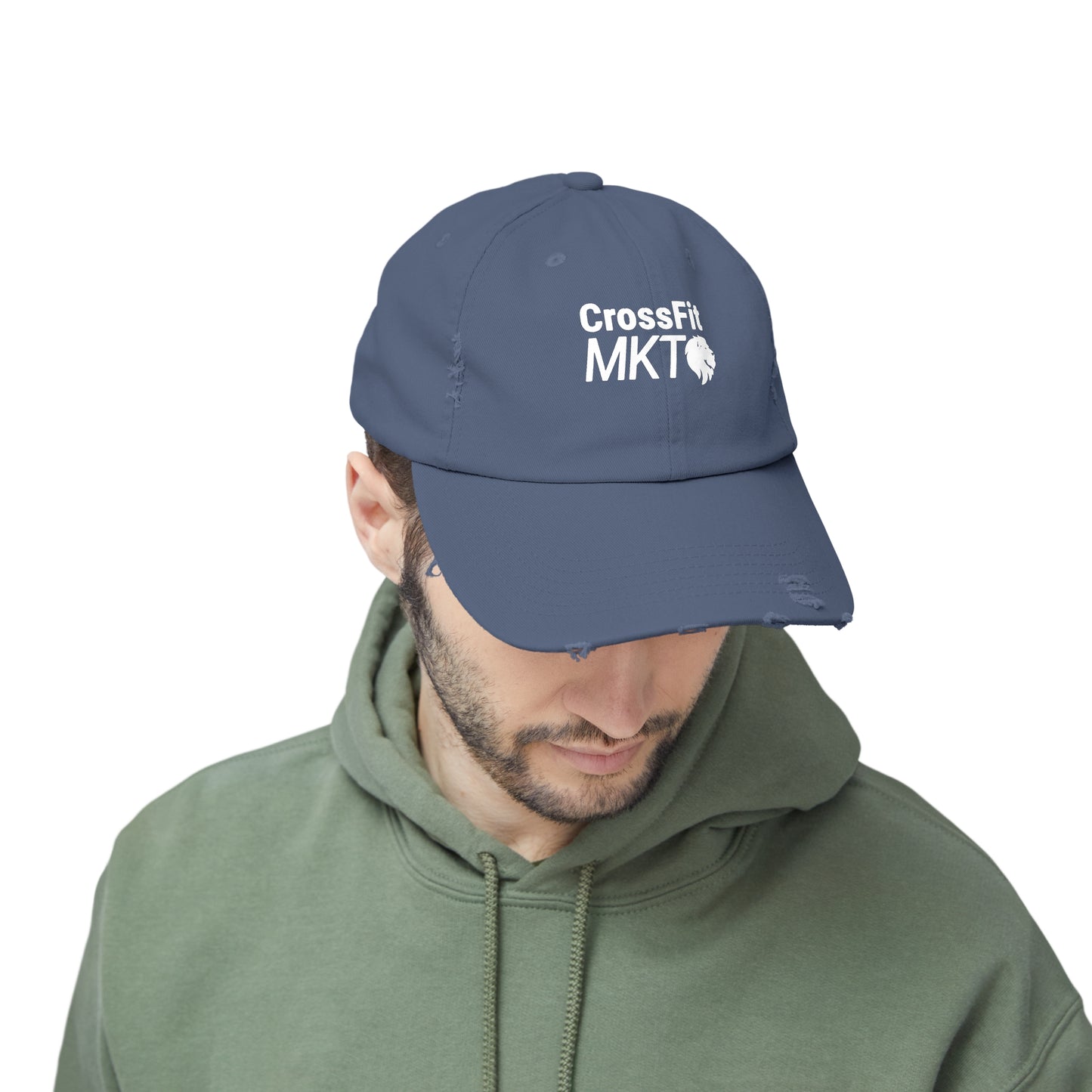 CrossFit MKT Unisex Distressed Cap