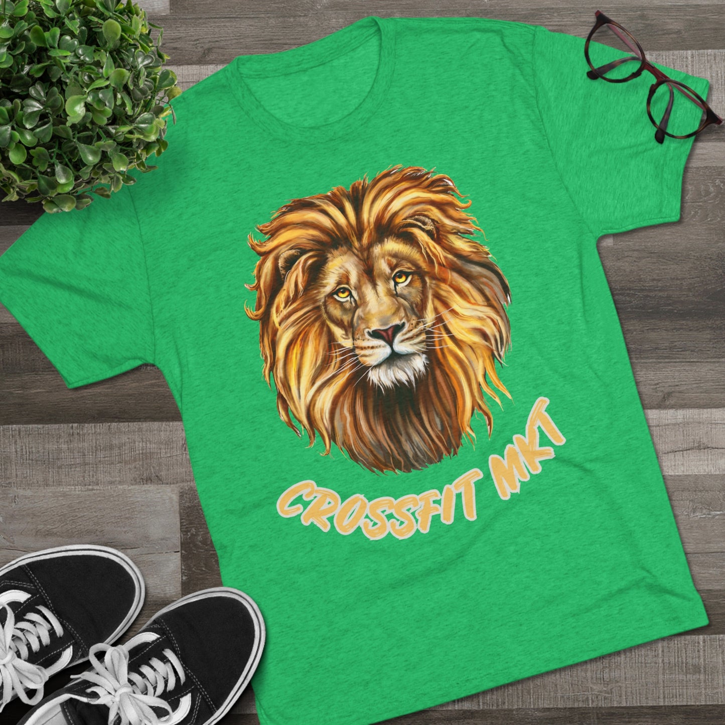 Wild Lion Unisex Tri-Blend Crew Tee