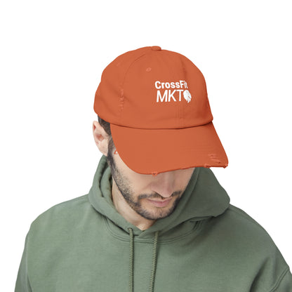 CrossFit MKT Unisex Distressed Cap