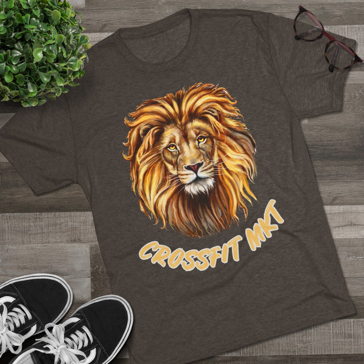 Wild Lion Unisex Tri-Blend Crew Tee