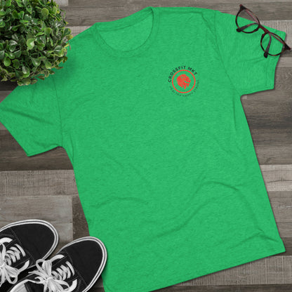 Healthy, Happy, Strong Unisex Tri-Blend Crew Tee